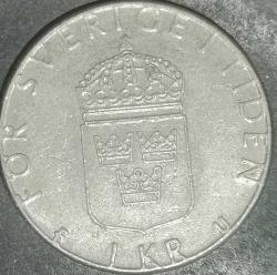 İSVEÇ  1977    1 KRONE