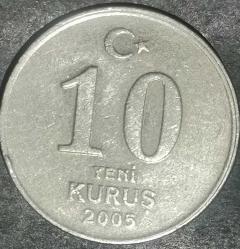 TÜRKİYE 2005   10  YENİ KURUŞ