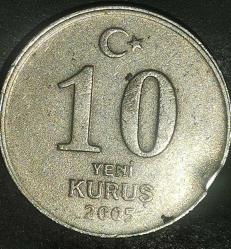 TÜRKİYE 2005   10  YENİ KURUŞ