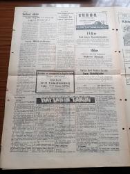 Kudret Gazetesi - 28 Mart 1949 - Orta Şarkta İkinci Planda Mı Yazan Nureddin Ardıçoğlu Köşe Yazısı - Millet Partisinin Merkez Bucağının Açılışında İki Bin Kişi Hep Bir Ağızdan Bağırdı - Millet Yoludur Hak Yoludur Tuttuğumuz Yol Ey Hak Yaşa Ey Sevgili Millet Yaşa Varol - Bir Hatip Konuşmasında Fuat Köprülü İçin Dedi Ki Fuat Köprülü Vatan Haini Bile Müdafaa Ettim Çürük Yumurtaya Tutuldu - Amerika'da Komünist Tehdidi Altında Bulunanlar Milletlere Bir Buçuk Milyar Dolarlık Askeri Yardım Yapacak - Hikmet Bayur'un Bugünkü Konferansı - Din Hürriyeti Meselesi Yazan Doktor Mustafa Kentli - William Shakespeare Ve Hamlet Yazan C. Şahabettin Gedikoğlu - Dördüncü Murat Hekimbaşı Kulesinin Esrarı Yazan Zuhuri Danışman Yazı işleri - Celal Bayar Edremit'e Geldi - Haftanın Tarihî - Kanlı Taşlar Filmi Oyuncular Vahi Öz Nevin Aypar Aziz Basmacı - Saadettin Kaynak - Hamiyet Yüceses - Ankara'da Oynanan Lig Maçları - Gençlerbirliği 4 M. Teknisyenleri 0 - Ankaragücü 2 Hacettepe 0 - Türkiye Kır Koşusu