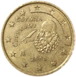 İSPANYA 50 EURO CENT 2001