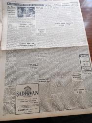 Vatan Gazetesi - 18 Mayıs 1949 - Milli Kabine Tek Çıkar Yoldur Yazan Ahmet Emin Yalman Köşe Yazısı - Nihat Erim Celal Bayar'a Cevap Verdi Kısmi Seçimleri Anayasa Emrediyor - Türk Milli Takımı Kazanınca Bir Yunanlı Kendisini Akropolden Aşağı Attı - Celal Bayar Samsun'da Konuştu Seçim Hususunda Taviz Vermeyeceğiz - 1945'teki 4 Lü Takrir Celsesi Zabıtlarının Neşrini İstiyor - Economist'in Mühim Bir Makalesi Yunanistan'ı Felakette Kurtarmak Lazım - Mehmet Ali Aybar Tevkif Edildi - Osmanoğulları Yazan Feridun Fazıl Tülbentçi Yazı Dizisi - Demirperde Arkasındaki Seçimler - Altın Ve Döviz Fiyatları - Şam Radyosunda Türkçe - Eski İngiliz Sefirinin Anlattıkları Yazan Sir Hughe Knatchbull Hugessen Yazı Dizisi - Ortaşarktan Röportajlar Şarkı Ürdün Krallığı Yazan Sinan Korle - Arı Pirinç Hububat Unları - Servel Buzdolapları - Nevrozin - Tural Öksürük Ve Bronşiti Geçirir - Derman Ağrı Kesici - Bulmaca - Radyo Programı - General Motors - Büyükada Splendit Palas Oteli 2 Haziran'da Açılacaktır