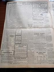 Vatan Gazetesi - 18 Mayıs 1949 - Milli Kabine Tek Çıkar Yoldur Yazan Ahmet Emin Yalman Köşe Yazısı - Nihat Erim Celal Bayar'a Cevap Verdi Kısmi Seçimleri Anayasa Emrediyor - Türk Milli Takımı Kazanınca Bir Yunanlı Kendisini Akropolden Aşağı Attı - Celal Bayar Samsun'da Konuştu Seçim Hususunda Taviz Vermeyeceğiz - 1945'teki 4 Lü Takrir Celsesi Zabıtlarının Neşrini İstiyor - Economist'in Mühim Bir Makalesi Yunanistan'ı Felakette Kurtarmak Lazım - Mehmet Ali Aybar Tevkif Edildi - Osmanoğulları Yazan Feridun Fazıl Tülbentçi Yazı Dizisi - Demirperde Arkasındaki Seçimler - Altın Ve Döviz Fiyatları - Şam Radyosunda Türkçe - Eski İngiliz Sefirinin Anlattıkları Yazan Sir Hughe Knatchbull Hugessen Yazı Dizisi - Ortaşarktan Röportajlar Şarkı Ürdün Krallığı Yazan Sinan Korle - Arı Pirinç Hububat Unları - Servel Buzdolapları - Nevrozin - Tural Öksürük Ve Bronşiti Geçirir - Derman Ağrı Kesici - Bulmaca - Radyo Programı - General Motors - Büyükada Splendit Palas Oteli 2 Haziran'da Açılacaktır