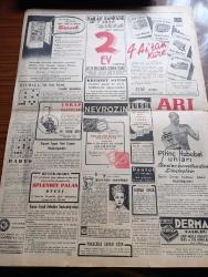 Vatan Gazetesi - 18 Mayıs 1949 - Milli Kabine Tek Çıkar Yoldur Yazan Ahmet Emin Yalman Köşe Yazısı - Nihat Erim Celal Bayar'a Cevap Verdi Kısmi Seçimleri Anayasa Emrediyor - Türk Milli Takımı Kazanınca Bir Yunanlı Kendisini Akropolden Aşağı Attı - Celal Bayar Samsun'da Konuştu Seçim Hususunda Taviz Vermeyeceğiz - 1945'teki 4 Lü Takrir Celsesi Zabıtlarının Neşrini İstiyor - Economist'in Mühim Bir Makalesi Yunanistan'ı Felakette Kurtarmak Lazım - Mehmet Ali Aybar Tevkif Edildi - Osmanoğulları Yazan Feridun Fazıl Tülbentçi Yazı Dizisi - Demirperde Arkasındaki Seçimler - Altın Ve Döviz Fiyatları - Şam Radyosunda Türkçe - Eski İngiliz Sefirinin Anlattıkları Yazan Sir Hughe Knatchbull Hugessen Yazı Dizisi - Ortaşarktan Röportajlar Şarkı Ürdün Krallığı Yazan Sinan Korle - Arı Pirinç Hububat Unları - Servel Buzdolapları - Nevrozin - Tural Öksürük Ve Bronşiti Geçirir - Derman Ağrı Kesici - Bulmaca - Radyo Programı - General Motors - Büyükada Splendit Palas Oteli 2 Haziran'da Açılacaktır
