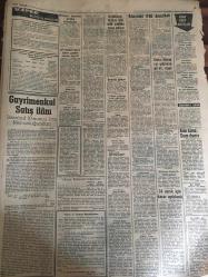 YENİ SABAH GAZETESİ 6 ŞUBAT 1964 YIL :26 SAYI :8946---Kıbrıs da ki 1700 Amerikalı Tahliye Edildi ---Rumlar muhabirimiz Alper Genç i kaçırdı --Prenses İrene aşkı uğruna tacı terk etti --Mutlaka Türkiye ye geleceğim ---Bir otobüs  Oltu Çayına yuvarlandı ,5 ölü var ---İstanbul Hemşehrisi :Siyavuşgil ---Sinemalar ,Tiyatrolar : Atlas : Gangsterin Sevgilisi ,Emek :Kırmızı Dudaklar ,Konak : Aşka Davet ---Senato da dün sigaraların çok bozulduğundan şikayet edildi --Yılda 14 milyon ton kaçak odun yakılıyor --Ümitler Adalet i 5-0 Yenerken Ümit Verdiler --Beykoz Beşiktaş a boyun eğmeyecek ---Amatör Milli Takım Yeniden Tespit Edildi --Beşiktaş da karar  günü ---Göztepe Eken e 1000 lira ceza verdi ---Çağlayangil S.Koçaş a cevap verdi --Hükümet ,Sunay ın da katıldığı toplantıda  Papaz ın cevabı  ile son durum inceledi ---Kıbrıs için genel görüşme açılmayacak --Atina da yine NATO aleyhine nümayiş yapıldı --