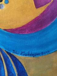 Sanatçı İmzalı Soyut Tablo