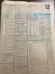 YENİ SABAH GAZETESİ 14 HAZİRAN 1964 YIL :27 SAYI :9070--İnönü Amerika ya 21 Haziran da Hareket Ediyor --Churchill de Gaulle den nefret ediyormuş --Uçuruma düşen bir otobüste  6 ölü var ---Savcı Suna nın  hapsinin istedi ---Doğu illerinde çimento  fahiş fiyatla satılıyor ---Kayıp Ayla istismar konusu halini aldı --Araplar Kıbrıs a ne zaman müdahale edecek ?--Başkan Johnson için 1 milyar dolarlık tazminat davası açıldı ---Beşiktaş-Altay bugün oynuyor --Galatasaray finale kaldı --Fenerbahçe ,PTT li Şükrü ye  40.000 lira teklif etti ----Başpehlivanlar içinde  en iddialısı Kara Ali --38. Gazi Koşusu Bugün Koşuluyor ---Güzelliği Sevda Ferdağ ın başını yine derde soktu --Başarılı bir rejisör senarist ve oyuncu  :Süha Doğan --Gülçin Kutlu :Paramparça oyununda ---Galatasaray yeni sezon büyük hamle  yapacak --Yeryüzünde  her gün 100 kişiden  biri futbolcu ---