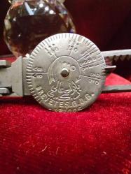 OSMANLI DÖNEMİ GÜMÜŞ SEYYAR SARRAF TARTISI KENDİ ÖZEL KABINDA 581