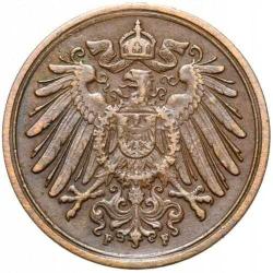 Alman İmp.-1 Pfennig-1906-Bakır-Kapamasında-ÇÇT