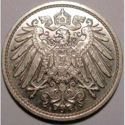 Alman İmp.-10 Pfennig-1899-Bakır/Nikel Kaplama -Kapamasında-ÇÇT