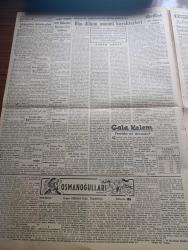 Vatan Gazetesi - 3 Haziran 1949 - Rusya'da Esrarengiz Şekilde Ölen Türk Diplomatik Kuryesi - Ulus Gazetesinin Çifte Gafı Yazan Ahmet Emin Yalman Köşe Yazısı - Para Darlığını Yaratan Gizli Eller - Avrupa Serbest Güreş Şampiyonası - Güreşçilerimiz Yaşar Doğu Nasuh Akar Ve Muharrem Candaş Fotoğraf - Sekiz Ay Sonra Kabul Olunan Seçim Mazbatası - Hür Avrupa Komitesi - Yeni Bir Türk Amerikan Cemiyeti - Osmanoğulları Yazan Feridun Fazıl Tülbentçi Yazı Dizisi - İstanbul'da Kiracılar Taksim Meydanında Toplanacak - Bingazi'nin İstiklali Vesaire Yazan Altemur Kılıç - Ankaragücü Galatasaray'ı 4 3 Yendi - Türkiye Milli Talebe Federasyonu'nun Yeni Bir Açıklaması - İstanbulspor Filistin'e Gitmiyor - İngiltere'nin Otomobil İhracatı - Eski İngiliz Sefirinin Anlattıkları Yazan Sir Hughe Knatchbull Hugessen Yazı Dizisi - Frigidaire Buzdolabı - Karamürsel Yünlü Kadın Ve Erkek Kumaşları Ve Battaniyeler - Bulmaca - İstanbul Radyosu