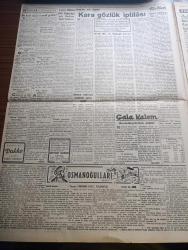Vatan Gazetesi - 8 Haziran 1949 - Devlet Bakanı Nurullah Esat Sümer İstifa Etti - Kabinede Mühim Değişiklik Var - Demokrat Parti'nin Kongre Delegelerine Yazan Ahmet Emin Yalman Köşe Yazısı - Doğu Diplomatlarının Seyahatleri Kayıtlanıyor - Sovyet Ve Peyk Mensupları İzinsiz Bulundukları Şehrin Belediye Hudutları Dışına Çıkamayacaklar - Yunanistan Dışişleri Bakanı Çaldaris Türk Dostluğu Zaruridir Diyor-   Beşiktaş Bebek Arasında Troleybüs işletilecek - Türk Amerikan Dostluk Cemiyeti Kuruldu - Osmanoğulları Yazan Feridun Fazıl Tülbentçi Yazı Dizisi - Kara Gözlük İptilası Yazan Profesör Doktor A. Süheyl Ünver Köşe Yazısı - Batılılar Berlinin Sovyetlerin Kontrolüne Girmesini Reddetti - Stromboli Yanardağı İntifa Etti - Milli Piyango Dün Çekildi - Ortaşarktan Röportajlar Ortaşark Siyasetinin Çözülüp Düğümlediği Yer Beyrut Yazan Sinan Korle - Güreş Konuşmaları Yazan Ahmet Bahtiyar - Servel Buzdolapları - BSA Bisikletleri - Bulmaca - Radyo Programı - Radyolin Diş Macunu - Krem Pertev