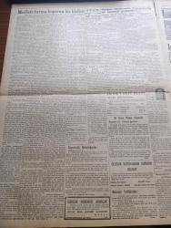 Vatan Gazetesi - 9 Haziran 1949 - Kabinede Tadiller Yazan Ahmet Emin Yalman Köşe Yazısı - Dün Mecliste Fırtına Koparan Bir Hadise - Osman Nuri Köni Hükümeti Ve Başbakanı Ağır Lisanla İtham Etti - Pakistan Sağlık Ve Dahiliye Nazırı Kadı Fazlullah Geldi - Sovyetlere Hayatını Kaybeden Kuryemiz Fuat Güzaltan'ın Cenazesi Kars'a Getirildi - Bulgar Limanında 7 Ay Tutulan Handan İsimli Gemimiz - Adapazarı Canavarı Basri Ersoyun Muhakemesi - Osmanoğulları Yazan Feridun Fazıl Tülbentçi Yazı Dizisi - Mısırlı Güreşçiler Dün Gitti - Avusturya Lig Şampiyonu Austria Takımı Geldi - Queens Park Rangers Galatasaray Bugün Karşılaşıyor - Bugünkü İsrail Yazan Sinan Korle Yazı Dizisi - Fakir Ve Yetim Çocuklara Yardım Eşya Piyangosu - Bulmaca - İstanbul Radyosu Programı - Mavi Gillette Traş Bıçağı - Hanomag Ziraat Traktörleri - İsveç Malı Volvo Kamyon -  Zeiss Marka Mikroskop -  K L M Hollanda Kraliyet Havayolları - Tarlan Diş Macunu