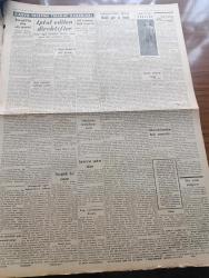 Vatan Gazetesi - 16 Haziran 1949 - Karşılıklı Şikayetlerin Bilançosu 3  Yazan Ahmet Emin Yalman Köşe Yazısı - Demokratik Parti Umumi Kongresi Arifesinde Kongrenin Havasını Bozmak İçin Sarfedilen Gayretler - Tango Bestekarlarından İrfan Kipman Dünya Turuna Çıkıyor - Elazığ'daki Feci Yangın Yüzden Fazla Dükkan Kül Haline Geldi - Pakistan'ın İlk Elçisi Mian Beşir Ahmet Dün Geldi - Türkiye Sanayii Nasıl Gelişebilir - Osmanoğulları Yazan Feridun Fazıl Tülbentçi Yazı Dizisi - Marshall Planı Ve Türk Köylüsü Yazan Richard D. Robinson - Müstehcen Aşk Gazetesi Hasan Matbaacılar Hakkında Da Takibata Başlandı - İstanbul Radyosu Yarın Saat 9'dan İtibaren 24 Saat Neşriyat Yapacak - Bir Öğretmen Grubu Bugün İmralı'ya Gidiyor - Pakistan'da Bombalanan Asiler - Moskova'da Düğün Hazırlığı - Stalin'in Oğlu Molotov'un Kızıyla Evleniyor - Papa'ya Hakaret Eden Esmer Güzeli Laura Dias Muhakeme Edilecek - Bugünkü İsrail Yazan Sinan Korle Yazı Dizisi - Ecnebi Gözüyle Türk İş Adamı Yazan Süreyya Ağaoğlu