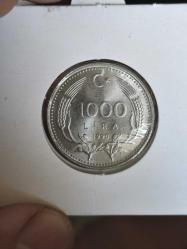 1000 LİRA 1990  ÇEVREMİZİ SEVELİM VE KORUYALIM