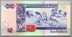 BELİZE=2011   2 Dolar    P-66d   ÇİL'