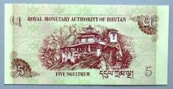 BHUTAN=2006  5 Ngultrum   P-28a  ÇİL'