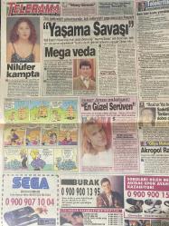 SABAH MELODİ GAZETESİ VE SABAH TELERAMA GAZETESİ KADINLARA ÖZEL - 30 Haziran 1994 -Karikatürler-Walt Disney/Boncuk-Mort Walker-Dick Browne/Bizim Aile-Tom Armstrong/Marvin-Graham Allen-John Dodd/Kral Kedi-Süleyman Turan/Dön Artık-Astroloji-Bülent Kısa-Klinik-Meltem Pusat-Telerama Programı-Sabah Filmleri-Öğlen Filmleri-Akşam Filmleri-Erdoğan Sevgin-Hakan Ural—Sibel Can-engin Can--Müşvik Kenter-şükran Güngör--kibariye-Songül Çoban fehim Yener-Osman Balcıgil-Jale-mehbare Çelik-Engin Özgen-Ali Öztürk-Tarkan-nükhet duru-Sezen Aksu-Yonca Evcimik-Pembe Mutlu-Adile Naşit-Ayşen Gruda-Kartal Tibet-Kemal Sunal-Şener Şen- Nilüfer-Güner Ümit-nesrin balkız—Soner Arıca-ANAP Fatih ilçesi belediye başkan adayı Sadettin Tantan-Burak-Gönül Abla-Sega-Saadettin Teksoy-Güneri Civaoğlu-Kibariye-Nurhan Damcıoğlu-Cüneyt Arkın-Sevda Ferdağ-Tarık Akan-Cavidan Akyol-Kırca-Ayşegül Atik