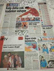 SABAH MELODİ GAZETESİ VE SABAH TELERAMA GAZETESİ KADINLARA ÖZEL - 26 Mayıs 1994 -Karikatürler-Walt Disney/Boncuk-Mort Walker-Dick Browne/Bizim Aile-Tom Armstrong/Marvin-Graham Allen-John Dodd/Kral Kedi-Süleyman Turan/Dön Artık-Astroloji-Bülent Kısa-Klinik-Meltem Pusat-Telerama Programı-Sabah Filmleri-Öğlen Filmleri-Akşam Filmleri-ErdoğanSevgin- Levent Kırca-marie antoinette- Şebnem dönmez-trt- Tansu çiller-nazan Şoray- Zeki Alasya- Yeşim Yavuz- Ebru kural- Naci Çelik Berksoy- Kadriye kenter-tutacağım arsalar-şükran Güngör- burak Kut- Erhan Ceylan- hakan Peker- emrah-sega-oyun hattı-alo bilgi-michelle pfeiffer- atv-levent Kırca- İzzet günay-hülya Koçyiğit- al Pacino- Altan karındaş-ali kırca-ismi lazım değil- bingo-trt