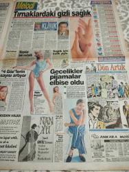 SABAH MELODİ GAZETESİ VE SABAH TELERAMA GAZETESİ KADINLARA ÖZEL - 10 Temmuz 1994 -Karikatürler-Walt Disney/Boncuk-Mort Walker-Dick Browne/Bizim Aile-Tom Armstrong/Marvin-Graham Allen-John Dodd/Kral Kedi-Süleyman Turan/Dön Artık-Astroloji-Bülent Kısa-Klinik-Meltem Pusat-Telerama Programı-Sabah Filmleri-Öğlen Filmleri-Akşam Filmleri-ErdoğanSevgin- Feyyaz tokar-atv-ali kırca- Halit kıvanç-rutkay aziz-duygu Asena- Nükhet duru-tarkan- turgut özal-yusuf Bozkurt Özal- Ali Öztürk- Hepa- Safiye Soyman- burak Kut-muazzez abacı-emel Yener- sertap Eren- Sezen Aksu- Ceylan büyükbaş- tamer Altekin- Samim değer- Barış Manço- toron Karacaoğlu-ali arbi- Doktor Ahmet Günay- Ankara mobilya-nanyu- mutfak- 6 Aydan gelen Yiğit- karete Okulu- ihsan berkel- Ayşen gruda-kartal Tibet- susam Sokağı