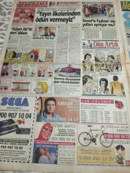 SABAH MELODİ GAZETESİ VE SABAH TELERAMA GAZETESİ KADINLARA ÖZEL - 11 Temmuz 1994 -Karikatürler-Walt Disney/Boncuk-Mort Walker-Dick Browne/Bizim Aile-Tom Armstrong/Marvin-Graham Allen-John Dodd/Kral Kedi-Süleyman Turan/Dön Artık-Astroloji-Bülent Kısa-Klinik-Meltem Pusat-Telerama Programı-Sabah Filmleri-Öğlen Filmleri-Akşam Filmleri-ErdoğanSevgin- Ateş attık-sibel can-burak Kut- Savaş Karakaş- Burak Kut- hakan ural-ali Öztürk- alev baymur-ipek Gümüşoğlu- Devrim Yücel- yonca Evcimik- trt- Ali Baransel- Sadi Hoşses- Seray sever-asım- Meltem Pusat- emrah-star TV- alo- alo bilgi- sarda bisiklet- sega- alo arkadaş- aşk falınız- taş devri-aslan Kral- Türkan Şoray- kartal Tibet- ateş parçası- ekrem Bora- tarık Akan- orhan Elmas- Nurhan Damcıoğlu-güneri Civaoğlu