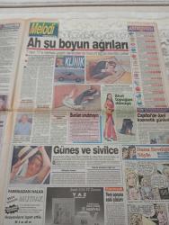 SABAH MELODİ GAZETESİ VE SABAH TELERAMA GAZETESİ KADINLARA ÖZEL - 31 Temmuz 1994 -Karikatürler-Walt Disney/Boncuk-Mort Walker-Dick Browne/Bizim Aile-Tom Armstrong/Marvin-Graham Allen-John Dodd/Kral Kedi-Süleyman Turan/Dön Artık-Astroloji-Bülent Kısa-Klinik-Meltem Pusat-Telerama Programı-Sabah Filmleri-Öğlen Filmleri-Akşam Filmleri-Erdoğan Sevgin- Feyyaz Tom şarkısı çizgi Yıldız Tilbe- Ali Kırca- Umur Bugay- güzin özyağcı-buket Dereoğlu- Nihat Körler- Cem Boyner- Meral Mansuroğlu- Cengiz Kurtay- süleyman Turan- meltem Pusat- Kadir inanır-türkan Şoray-Gary Cooper-Anthony Quinn- morg Sokağı cinayetleri- gönüllü baba- cehennemden kaçış-kara Gözlüm