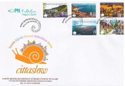 2019 Sakin Şehirler Konulu Sürekli Posta Pulları FDC /İlk Gün Zarfı