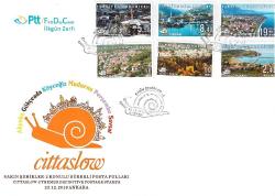2019 Sakin Şehirler-2 Konulu Sürekli Posta Pulları FDC /İlk Gün Zarfı