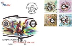2014 Altay Spor Kulübünün 100. Yılı FDC/ İlk Gün Zarfı