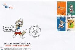 2018 FIFA Dünya Kupası Rusya 2018 FDC/İlk Gün Zarfı