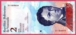 Venezuela 2 Bolivar 2012 UNC ÇİL