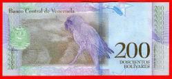Venezuela 200 Bolivares Soberanos P 107 2018 UNC ÇİL