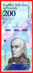 Venezuela 200 Bolivares Soberanos P 107 2018 UNC ÇİL