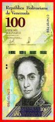 Venezuela 100000 (100,000) Bolivares, 2017 P-New UNC ÇİL