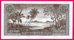 Western Samoa 5 Pounds ND(2020) P15rp UNC (MZT 15 416) ÇİL