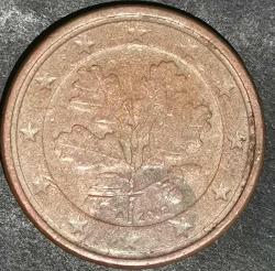 ALMANYA 2002 A  1 EUROCENT