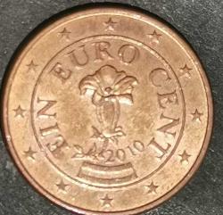 AVUSTURYA  2010     1 EUROCENT