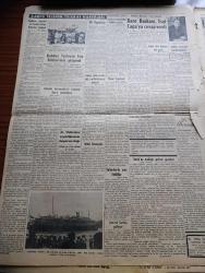 Vatan Gazetesi - 9 Temmuz 1949 - İngiltere Amerika Ve Kanada Maliye Bakanları Toplandı - Orta Anadolu Kuraklıktan Fazla Müteessir Oldu - Şehzade Burhanettin'in Cenazesi Şama Götürülüyor - İsmet İnönü'ye Mektup Getiren Gazeteci Henry J. Taylor - Macar Kardinali Jozef Mindszenty Hapishanede Delirdi - Necmettin Sadak Dün Ankara'dan Geldi - Osmanoğulları Yazan Feridun Fazıl Tülbentçi Yazı Dizisi - Geçmişte Bugün Timur Bağdat'a Giriyor Yazı Dizisi - Maliye Bakanı İsmail Rüştü Aksal - Tekel Bakanlığı Lağvedilmeyecek - Dört Bira Fabrikası Kurulacak - Başbakan Yardımcısı Nihat Erim Kütahyalılarla Görüşmedi - Baro Başkanı Avukat Haşim Refet Esat Çağa'ya Cevap Verdi - Bugünkü İsrail Yazan Sinan Korle Yazı Dizisi - Evinrude Deniz Motorları - Derman Ağrı Kesici - Mübarek Ramazan Pide Ve Tatlılarınız İçin Perolin Bira Mayası Kullanınız