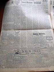 Vatan Gazetesi - 17 Temmuz 1949 - Mühim Bir Rapor Yazan Ahmet Emin Yalman Köşe Yazısı - Demokratlar Nihat Erim'e Cevap Veriyor - Kütahya Milletvekili Adnan Menderes Nihat Erim CHP İle Hükümetin Hareket Birliğini Temine Çalışıyor Dedi - Vatan Haini Molla Mustafa'nın Yardakçılığını Yapan Ajanlar İstanbul'da Ve Diyarbakır'da Faaliyette Bulunuyor - Katolik Ortodoks Kiliselerinin Komünizme Müşterek Cephesi - Tek Tip Ekmek Yarın Çıkıyor - Dışişleri Bakanı Necmettin Sadak'ın Marshall Planı Hakkında Beyanatı - Berlin Oteli Yazan Vicki Baum Yazı Dizisi - Geçmişte Bugün Tırnova'nın Zaptı Yazan Feridun Fazıl Tülbentçi Yazı Dizisi - Amerika'nın İstiklali Yazan Doktor Tarık Zafer Tunaya Köşe Yazısı - Edebiyat Fakültesi Yeni Bir Tarih Mecmuası Çıkaracak - Nehru'ya Suikast - Dünyaca Tanınmış Sofia Vembo'nun Konseri - Elektrik Asrının Mucizeleri - Amerika'dan Vatana Yazan Altemur Kılıç Yazı Dizisi - Eski Sovyet Albayı Tokayev'in İfşaatı - Türk Kriminoloji Enstitüsü