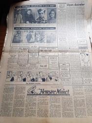 Ulus Gazetesi - 4 Nisan 1950 - Cumhurbaşkanı İsmet İnönü Bugün Konya'da - Mersin'deki Gezileri Sırasında Cumhurbaşkanı İsmet İnönü Halkın Coşkun Sevgi Gösterileriyle Karşılandı - Recep Peker Dün Büyük Bir Törenle Toprağa Verildi - Şehit Veterinerleri Anma Töreni - Ankara'da CHP Safları Sıklaşıyor - Orta Şarkta Komünist Nüfuzu Yazan Hüseyin Cahit Yalçın Köşe Yazısı - Gene O Cinayet Yazan Peyami Safa Köşe Yazısı - Kalaba İhtiyar Heyeti Beraat Etti - Beyaz Ekmek Bugün Çıkıyor - Karşıyaka'da Ziraat Bankası Bürosu - Uçan Gölgeler Yazan Server Bedi Yazı Dizisi - İnönü Ansiklopedisisin Esasları Yazan Agah Sırrı Levend - Carmen Operasında Başrolü Oynamak İçin Şehrimize Gelen Sanatkar Kitsa Domassioti Bu Akşam Radyoda Konser Verecek - Stalin Kalbinden Hastaymış - Hulusi Selek İzmir Belediye Başkanı Oldu - Uçan Dairelerin Sırları - Lüt Yolunda Yazan Kerim Ömer Çağlar Yazı Dizisi - Yankee Paşa Yazan Edison Marshall Yazı Dizisi - Haftanın Filmleri - Ferguson Ziraat Traktörleri - Çocuk Fotoğrafları