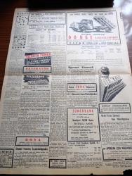 Vatan Gazetesi - 8 Eylül 1950 - Burma'dan Bize Bir Ders Yazan Ahmet Emin Yalman Köşe Yazısı - Kasım Gülek İktidar Hayal Sukutuna Uğradı Dedi - CHP Genel Sekreteri Kasım Gülek %40 Kazandıklarını Söylüyor - Kore Harbine Dair Dün Verdiği Bir Beyanatta Truman Kızılların Yenileceğini Söyledi - Marshall Planından Ayrılan Yeni Miktar - Hakikat Peşinde Muzaffer Kayalıbay'ın Arkadaşı Remzi Tatari İle Konuşma - Geçmişte Bugün Muallim Mektepleri İhya Edilirken Yazan Feridun Fazıl Tülbentçi Yazı Dizisi - Hukuka İnanma ve Saygı Yazan Ordinaryüs Profesör Doktor Sıddık Sami Onar - Perde Arası Yazan Vicki Baum Yazı Dizisi - Türkiye'nin İlk Kadın Belediye Başkanı Olan Mersin Belediye Başkanı Müfide İlhan - Şehir Tiyatrosunda Bu Yıl Oynanacak Eserler - Dramda Moliere'in Bir Eseri Komedi'de Verneuil'in Bir Eseri Oynanacak - Galatasaray Takımı Yarın İngiltere'ye Gidiyor - Beşiktaş'ın Pazar Günü Yapacağı Maçlar - Kanuni Sultan Süleyman Yazan Feridun Fazıl Tülbentçi Yazı Dizisi - Asya'nın En akıllı Kadını