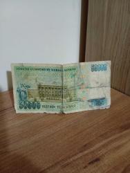 50000 TL I68 335894 / Elli Bin Türk Lirası