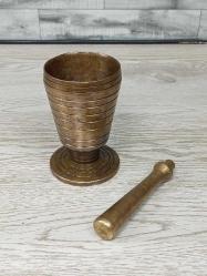 Antika Nadir Osmanlı Eczacı Pirinç Havan