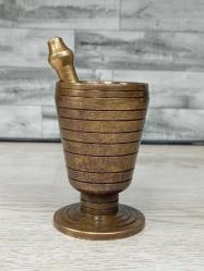 Antika Nadir Osmanlı Eczacı Pirinç Havan