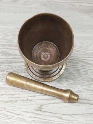 Antika Nadir Osmanlı Eczacı Pirinç Havan