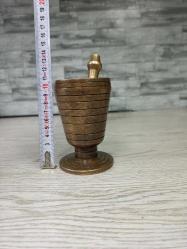 Antika Nadir Osmanlı Eczacı Pirinç Havan