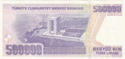 7. Emisyon L78 Serisi 500.000 Türk Lirası Güzel Numaralı