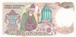 7. Emisyon B07 Serisi 5000 Türk Lirası Güzel Numaralı