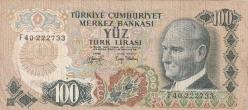 6. Emisyon F40 Serisi 100 Türk Lirası Güzel Numaralı