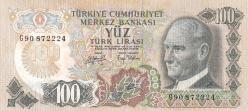 6. Emisyon G90 Serisi Seri Sonu 100 Türk Lirası